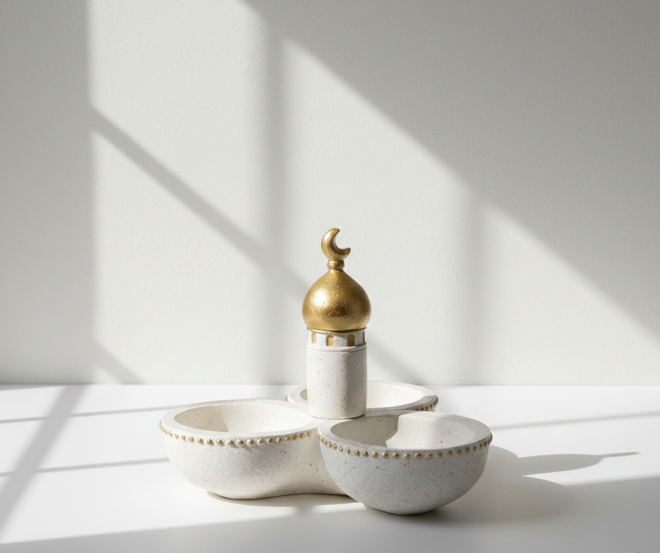 Crescent Trio Serving Bowl