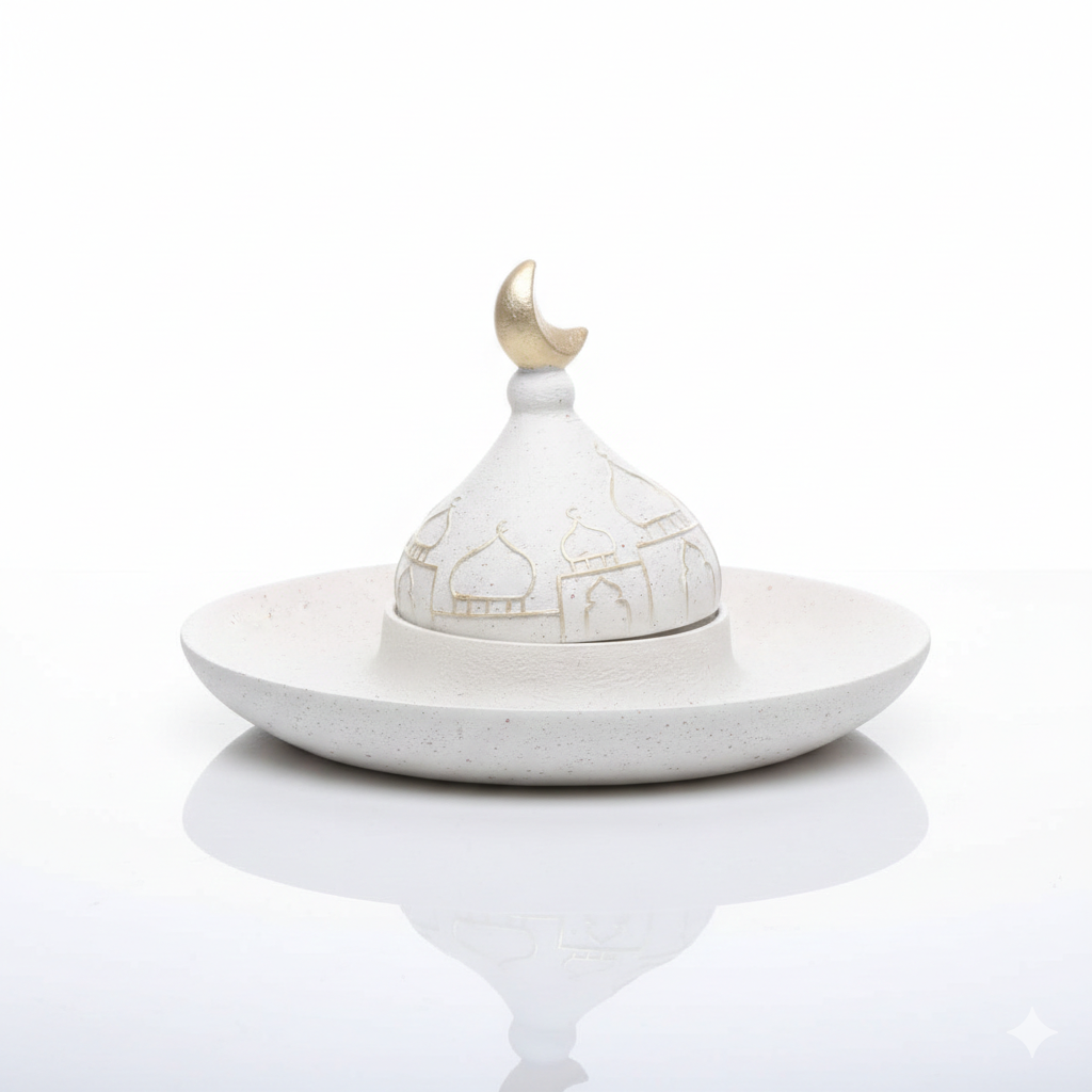 1pc Middle Eastern Style Resin Statue Decor, Indoor Ornament for Living Room, Multi-Room Compatible Jewelry box