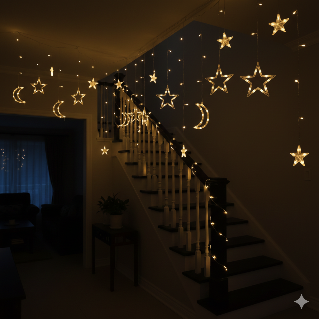 3.5 M Battery Operated Ramadan LED String Lights