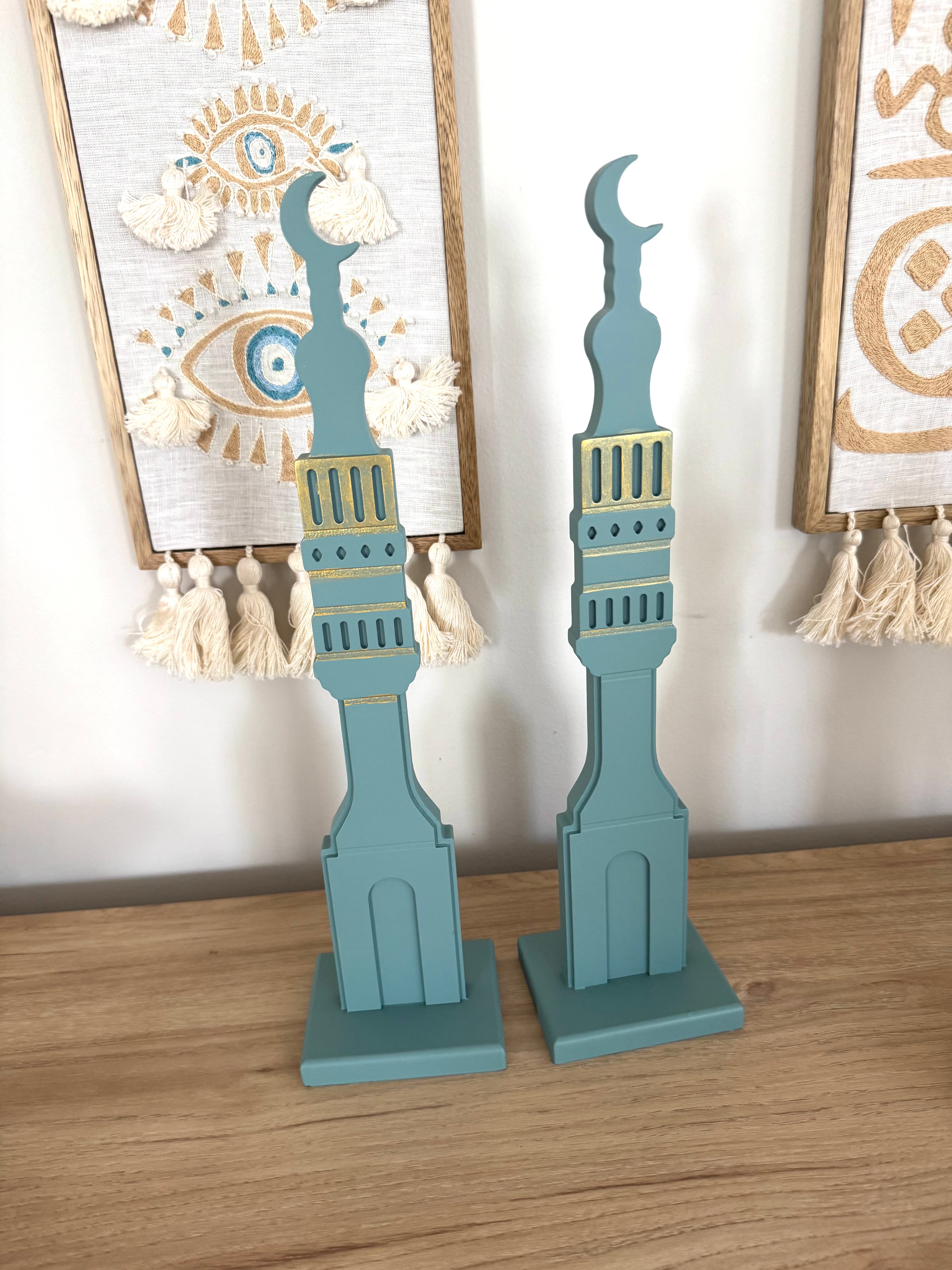 Wooden Minaret Set