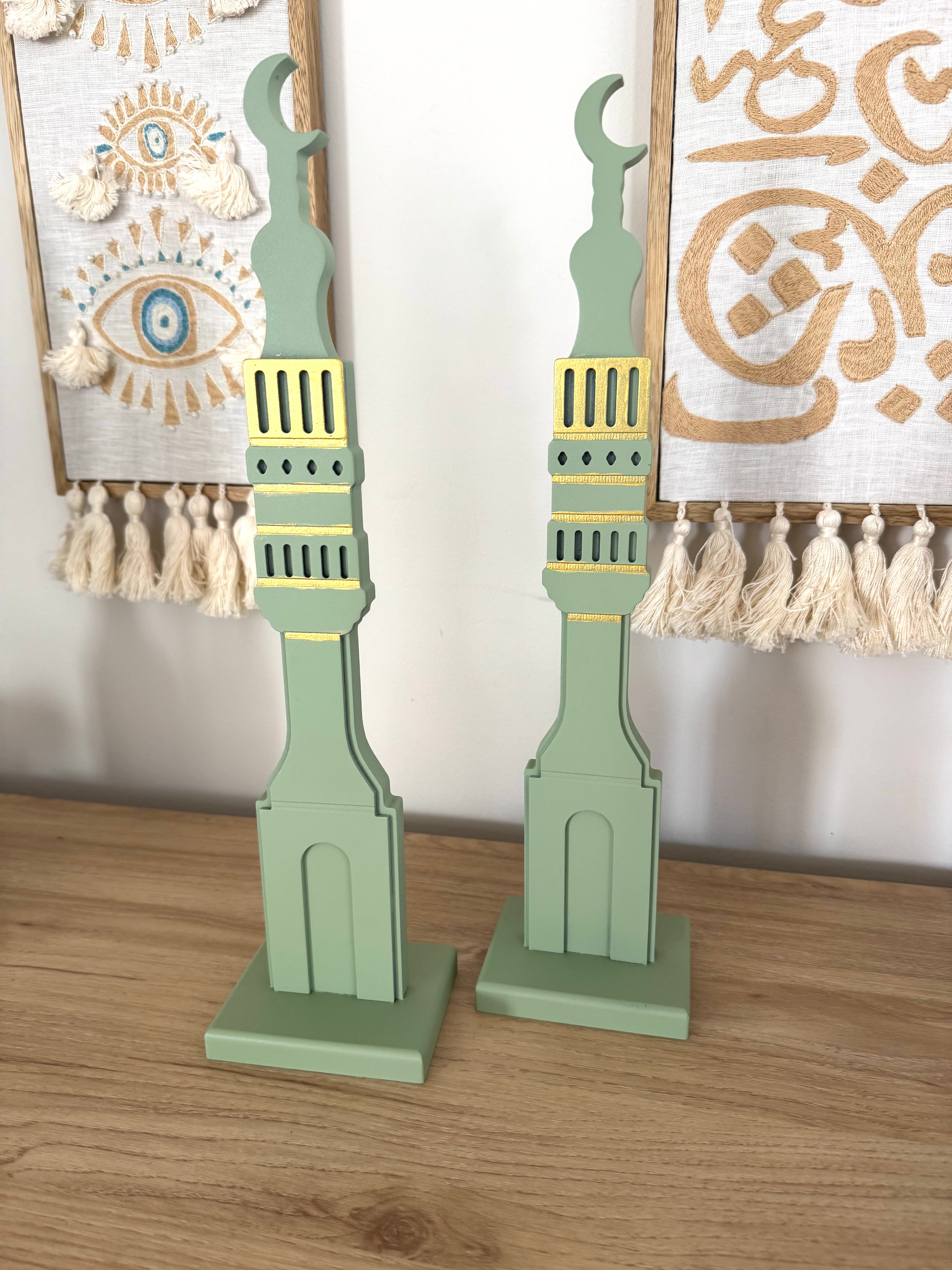 Wooden Minaret Set