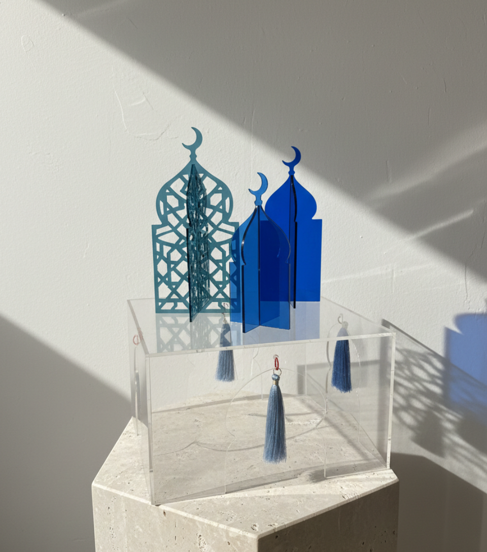 Elegant Acrylic Minaret Set
