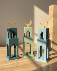 Arabesque Wooden Minaret