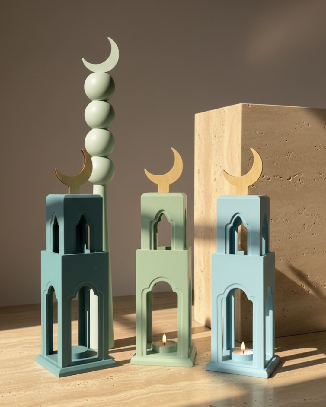 Arabesque Wooden Minaret
