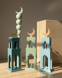 Arabesque Wooden Minaret