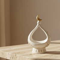New Middle Eastern Cultural Elements Storage Storage Ornaments Castle Shaped Easy To Clean Durable Resin Tabletop Decorations (Copy) 