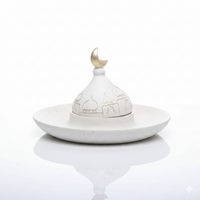 1pc Middle Eastern Style Resin Statue Decor, Indoor Ornament for Living Room, Multi-Room Compatible Jewelry box 