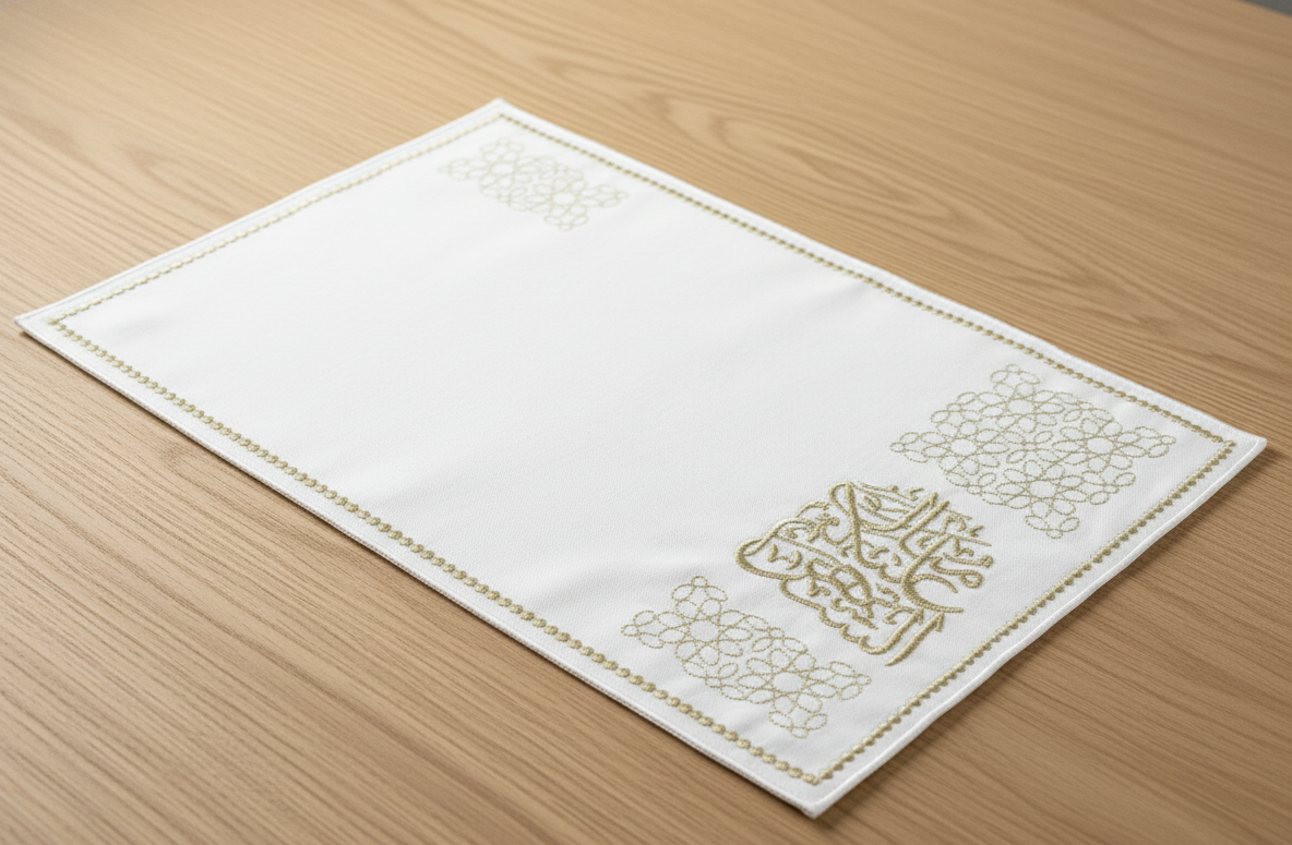 Gold Embroidery Table Set 