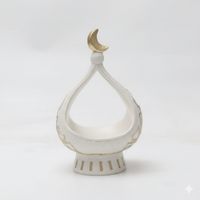 New Middle Eastern Cultural Elements Storage Storage Ornaments Castle Shaped Easy To Clean Durable Resin Tabletop Decorations (Copy) 