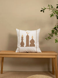 1pc Moon Castle Pattern Cushion Cover Blue Green Brown for Living Room Bedroom Car - Polyester Decorative Pillowcase 