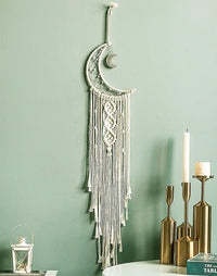 Ramadan Hilal Macramé Wall Décor