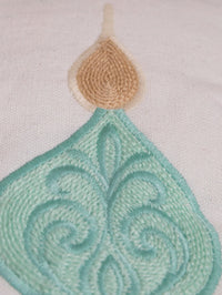 1pc Moon Castle Pattern Cushion Cover Blue Green Brown for Living Room Bedroom Car - Polyester Decorative Pillowcase 