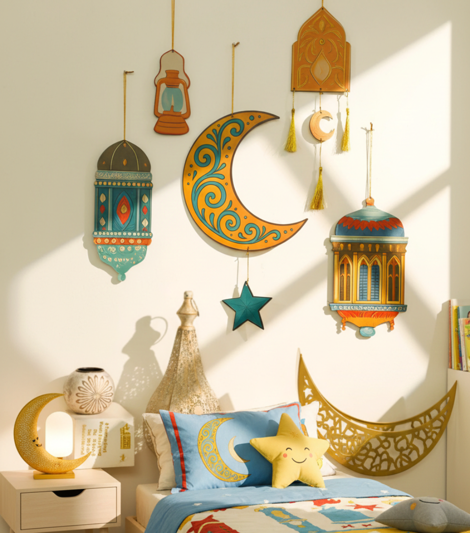 Kids 5 piece Ramadan Hanging Set (Copy) 