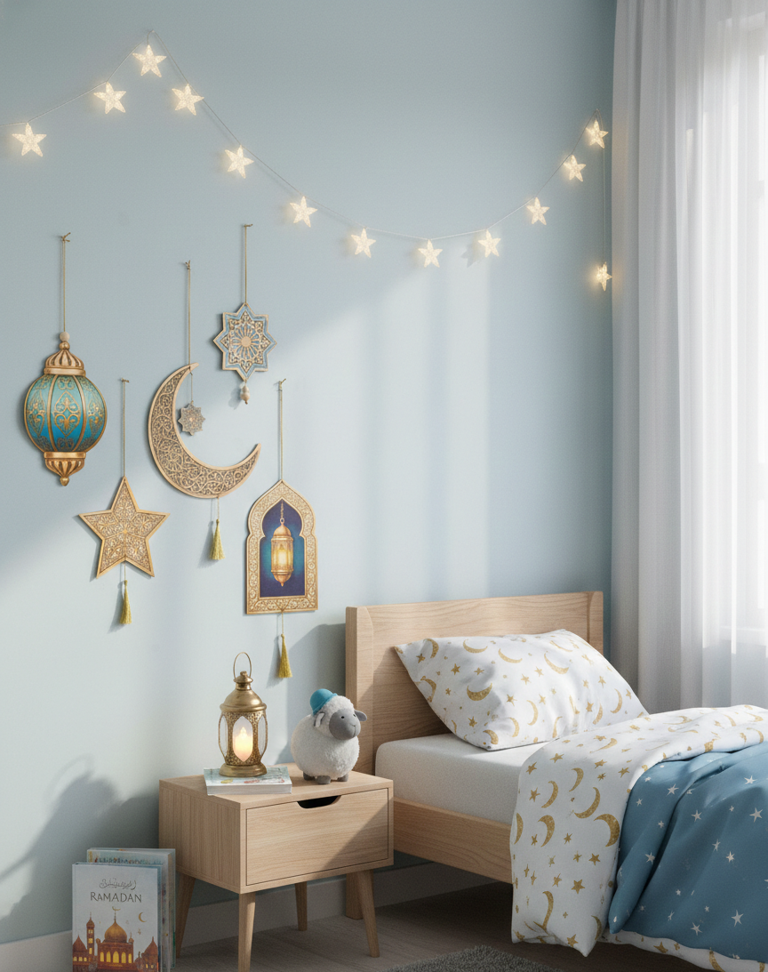 Ramadan Kareem  Kids Wall Decor 5 pc set 